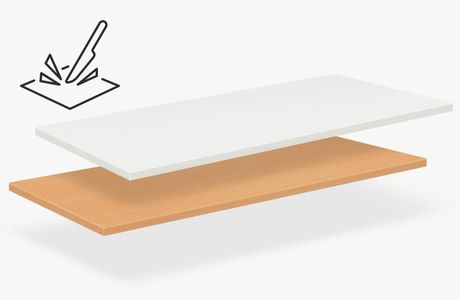 avec revêtement HPL