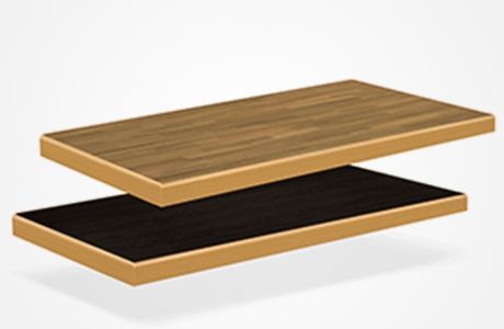 avec chant en hêtre massif