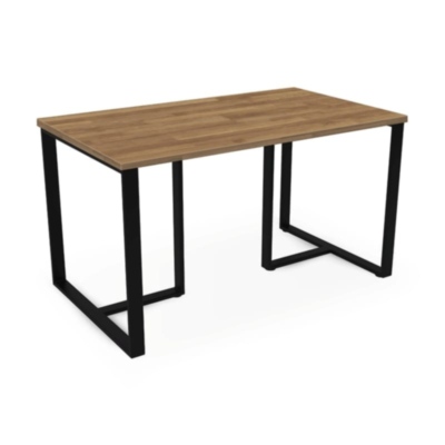 Bureau modèle D avec plateau en résine mélaminée