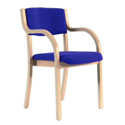 Chaise en bois Kalo avec accoudoirs