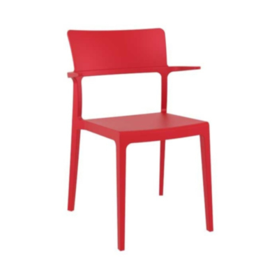 Chaise en plastique Halsey