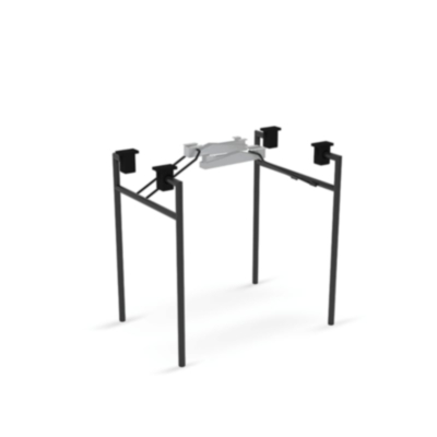 Support en H QUADRO-SET, pliable