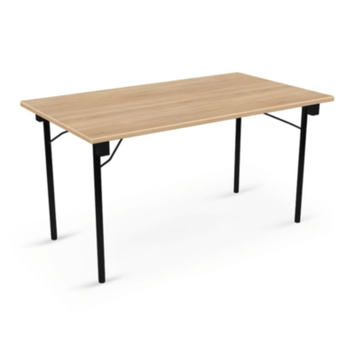 Table pliante Lungern King avec plateau difficilement inflammable (B1)