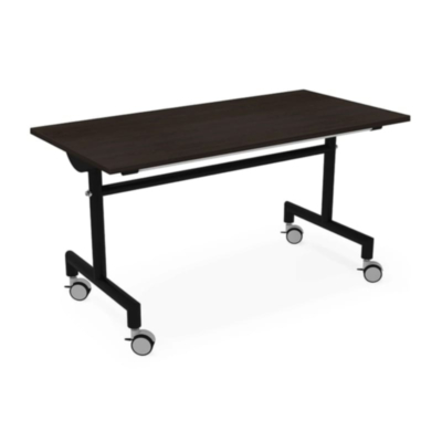 Table pliante Turin avec plateau difficilement inflammable (B1)