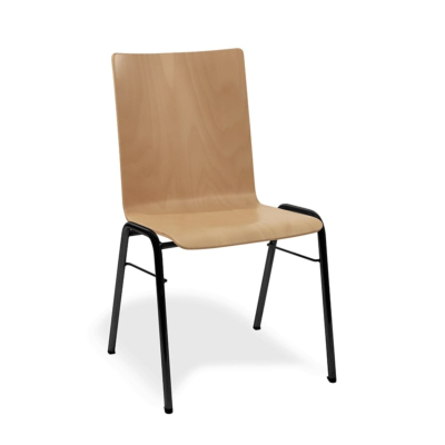 Chaise empilable Domo en bois