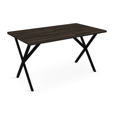 BUREAU MODÈLE X AVEC PLATEAU EN HÊTRE MASSIF