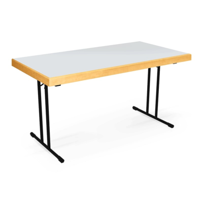 Table Pliante Tom Avec Bord en Bois Massif