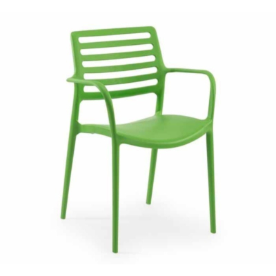 Chaise en plastique Caim, ensemble de 4.