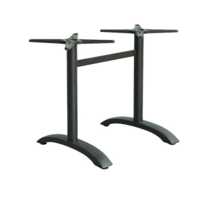 Piètement de table d'extérieur Nonti Duo | Aluminium noir