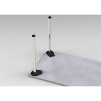 Pieds de table ronds, amovibles, modèle 10