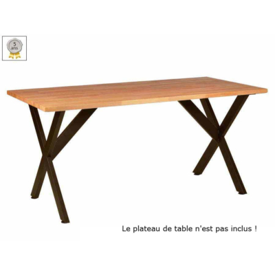 PIÈTEMENT POUR TABLES DE BUREAU MODÈLE X