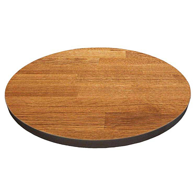 PLATEAUX DE TABLE EN BOIS MASSIF CHÊNE, 30 MM, RONDS