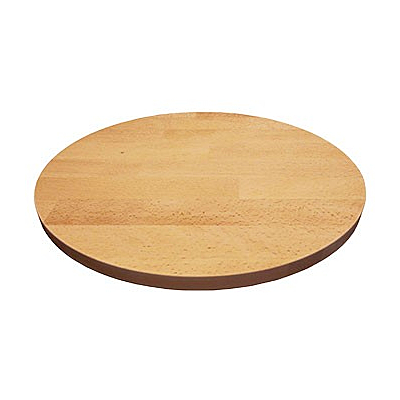 PLATEAUX DE TABLE EN BOIS MASSIF HÊTRE, 18 MM, RONDS