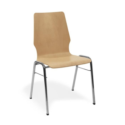 Chaise empilable Domo TG Bois