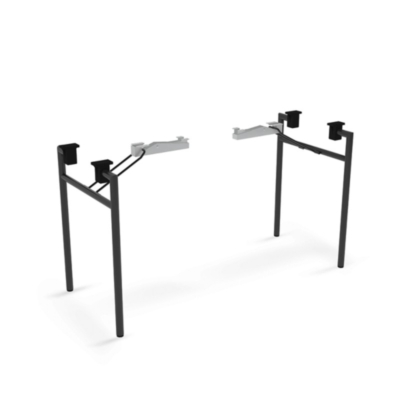 Support en H PLUS, pliable et roulant, 1 paire