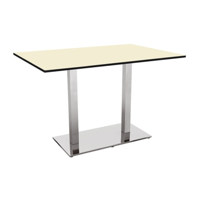 Table bistrot Flag Duo avec plateau compact de 12 mm
