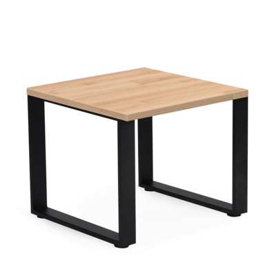 Table d'appoint modèle O avec plateau en bois massif de hêtre