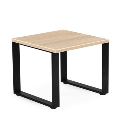 Table d'appoint modèle O avec plateau en résine mélaminée