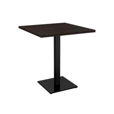 Table de bistrot Flag avec plateau carré difficilement inflammable