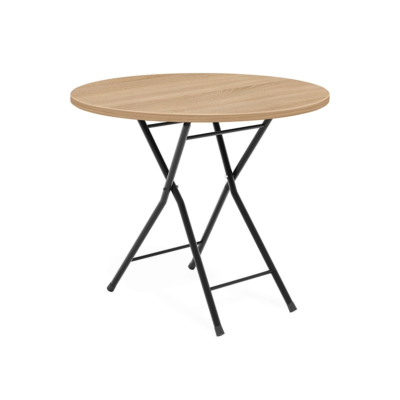 Table de bistrot Siders avec plateau rond, pliable