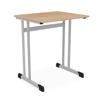 Table élève simple, forme double C, standard, premium ou exclusive