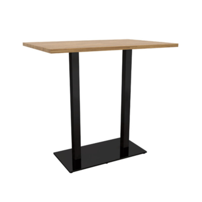 Table haute South Carolina avec plateau en chêne massif