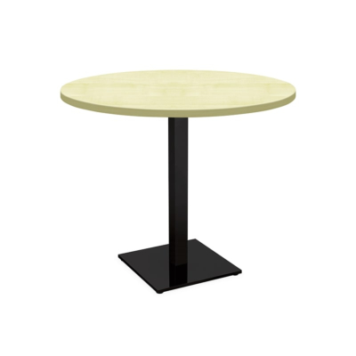 Table bistrot Flag avec plateau rond en résine mélaminée