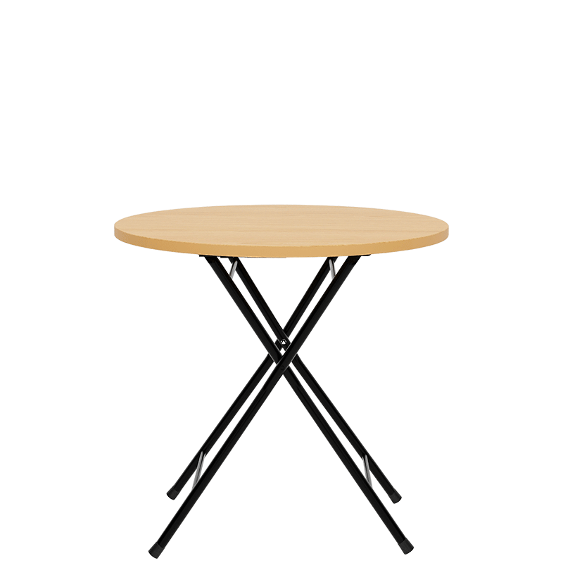 Table de bistrot Siders avec plateau rond, pliable