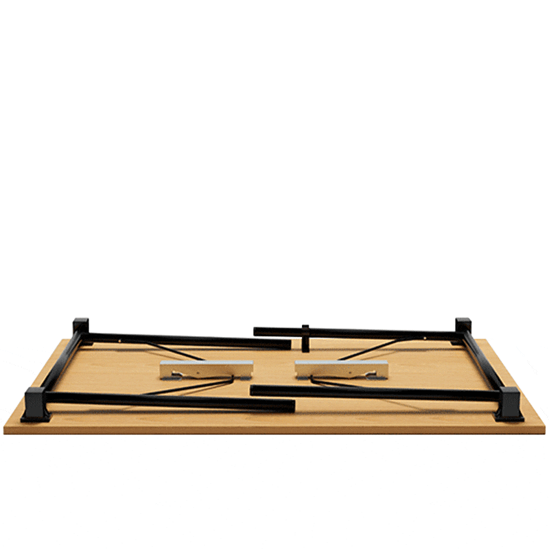 Table pliante Lungern King avec plateau difficilement inflammable (B1)